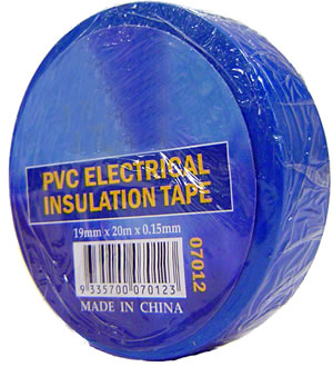 Tape Insulation Blue 20m $1.80